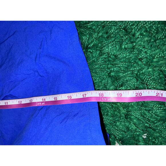 Vintage Big Johnson Nylon Blue Shorts Bottoms VTG L Large Rare - Picture 7 of 7